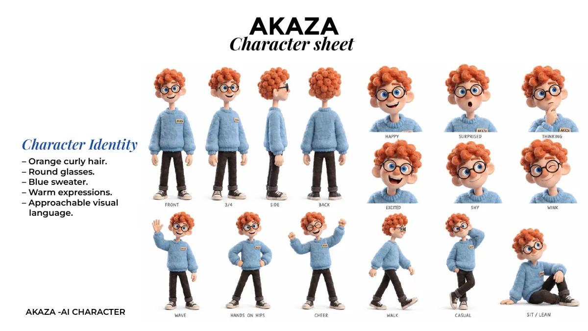 AKAZA Education Ai Character — 3